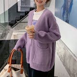 ニットカーディガン レディース秋冬羽織り | SUNSHINE CLOSET | 詳細画像21