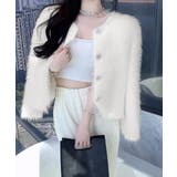 シャギーニットカーディガンふわふわ秋冬服 | SUNSHINE CLOSET | 詳細画像1 