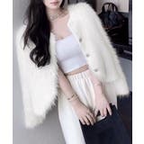 シャギーニットカーディガンふわふわ秋冬服 | SUNSHINE CLOSET | 詳細画像2 