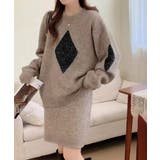 スパンコールニットセットアップ きれいめ | SUNSHINE CLOSET | 詳細画像1 