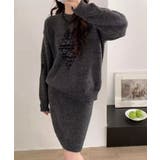 スパンコールニットセットアップ きれいめ | SUNSHINE CLOSET | 詳細画像3 