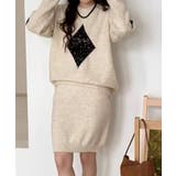 スパンコールニットセットアップ きれいめ | SUNSHINE CLOSET | 詳細画像9 