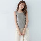 キャミソール タンクトップ ノースリーブ | SUNSHINE CLOSET | 詳細画像12 