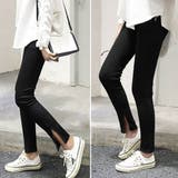 ストレッチサイドスリットリブレギンス 春 春服 | SUNSHINE CLOSET | 詳細画像5