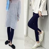 ストレッチサイドスリットリブレギンス 春 春服 | SUNSHINE CLOSET | 詳細画像9