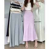 サテンマーメイドスカート ハイウエスト | SUNSHINE CLOSET | 詳細画像10 