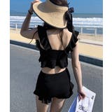 フリルビキニ 盛れる水着2点セット韓国風 | SUNSHINE CLOSET | 詳細画像4 