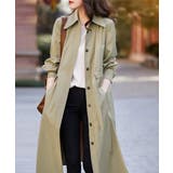 トレンチコート 韓国 薄手ライトアウター | SUNSHINE CLOSET | 詳細画像1 