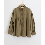 フリル衿ブラウス 長袖タックシャツ韓国風 | SUNSHINE CLOSET | 詳細画像20 