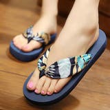 ネイビー | ビーチサンダル レディース 厚底 春 春服 韓国ファッション 韓国 | SUNSHINE CLOSET