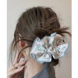 花柄シュシュ4点セットボリュームヘアゴム | SUNSHINE CLOSET | 詳細画像3 