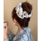 花柄シュシュ4点セットボリュームヘアゴム | SUNSHINE CLOSET | 詳細画像4 