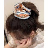 花柄シュシュ4点セットボリュームヘアゴム | SUNSHINE CLOSET | 詳細画像7 