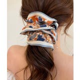 花柄シュシュ4点セットボリュームヘアゴム | SUNSHINE CLOSET | 詳細画像8 