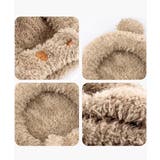 くま耳帽子韓国風ニットキャップファー帽子 | SUNSHINE CLOSET | 詳細画像18 