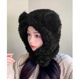 くま耳帽子韓国風ニットキャップファー帽子 | SUNSHINE CLOSET | 詳細画像3 