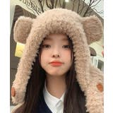 くま耳帽子韓国風ニットキャップファー帽子 | SUNSHINE CLOSET | 詳細画像7 