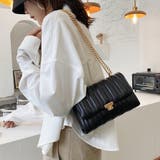 スクエア 斜め掛けかばん レザー調 | SUNSHINE CLOSET | 詳細画像6 