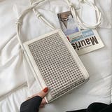 アイボリー | ショルダーバッグ 斜め掛けスタッズ バッグ | ANGELCLOSET