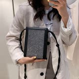 ブラック | ショルダーバッグ 斜め掛けスタッズ バッグ | ANGELCLOSET