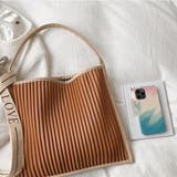 プリーツ トートバッグ エコレザー 韓国 | SUNSHINE CLOSET | 詳細画像15