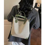 レディース大容量リュックサック柄ショルダー A4対応 通勤通学キャンバス鞄合皮切… | SUNSHINE CLOSET | 詳細画像11