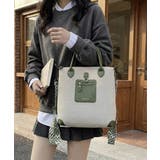 レディース大容量リュックサック柄ショルダー A4対応 通勤通学キャンバス鞄合皮切… | SUNSHINE CLOSET | 詳細画像13