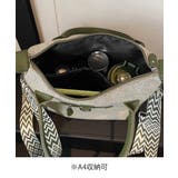 レディース大容量リュックサック柄ショルダー A4対応 通勤通学キャンバス鞄合皮切… | SUNSHINE CLOSET | 詳細画像17
