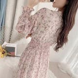 ウエストシャーリング花柄ロングワンピース | ANGELCLOSET | 詳細画像12
