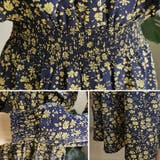 小花柄ボウタイワンピース ハイウエスト | ANGELCLOSET | 詳細画像16 