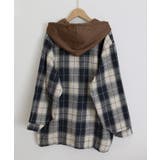 チェックフードシャツ レイヤード風シャツ | SUNSHINE CLOSET | 詳細画像24