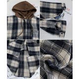 チェックフードシャツ レイヤード風シャツ | SUNSHINE CLOSET | 詳細画像25