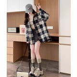 チェックフードシャツ レイヤード風シャツ | SUNSHINE CLOSET | 詳細画像6