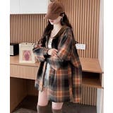 チェックフードシャツ レイヤード風シャツ | SUNSHINE CLOSET | 詳細画像8