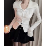 レースアップ リブニットトップス 着やせ | SUNSHINE CLOSET | 詳細画像11