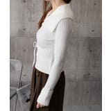 レースアップ リブニットトップス 着やせ | SUNSHINE CLOSET | 詳細画像14