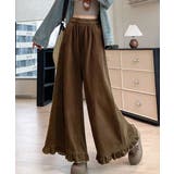 フリル裾ワイドパンツ コーデュロイパンツ | SUNSHINE CLOSET | 詳細画像10 