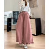 フリル裾ワイドパンツ コーデュロイパンツ | SUNSHINE CLOSET | 詳細画像15 