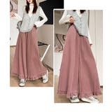 フリル裾ワイドパンツ コーデュロイパンツ | SUNSHINE CLOSET | 詳細画像16 