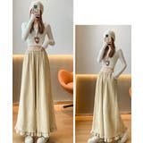 フリル裾ワイドパンツ コーデュロイパンツ | SUNSHINE CLOSET | 詳細画像20 