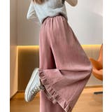 フリル裾ワイドパンツ コーデュロイパンツ | SUNSHINE CLOSET | 詳細画像6 