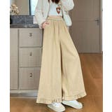 フリル裾ワイドパンツ コーデュロイパンツ | SUNSHINE CLOSET | 詳細画像7 