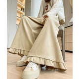 フリル裾ワイドパンツ コーデュロイパンツ | SUNSHINE CLOSET | 詳細画像9 