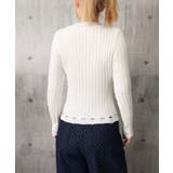 ロゴ刺しゅうワンポイントニットトップス長袖 縦リブスリム カーディガン | SUNSHINE CLOSET | 詳細画像20 