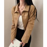 ヴィンテージライク ジップアップジャケットレディース短丈ライトアウター大人カジュ… | SUNSHINE CLOSET | 詳細画像13 