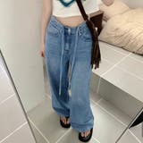 ウォッシュドデニムパンツ レディース韓国 | SUNSHINE CLOSET | 詳細画像10 