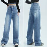 ウォッシュドデニムパンツ レディース韓国 | SUNSHINE CLOSET | 詳細画像15 