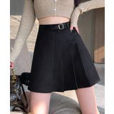 Aラインスカートインナーパンツ付き 美脚ショート丈スカートレディース 大人可愛い | SUNSHINE CLOSET | 詳細画像1 