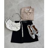 Aラインスカートインナーパンツ付き 美脚ショート丈スカートレディース 大人可愛い | SUNSHINE CLOSET | 詳細画像10 