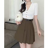 Aラインスカートインナーパンツ付き 美脚ショート丈スカートレディース 大人可愛い | SUNSHINE CLOSET | 詳細画像13 